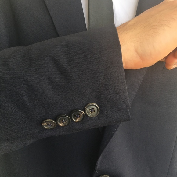 HUGO BOSS Dark Blue Blazer Size 44R - Picture 3 of 8
